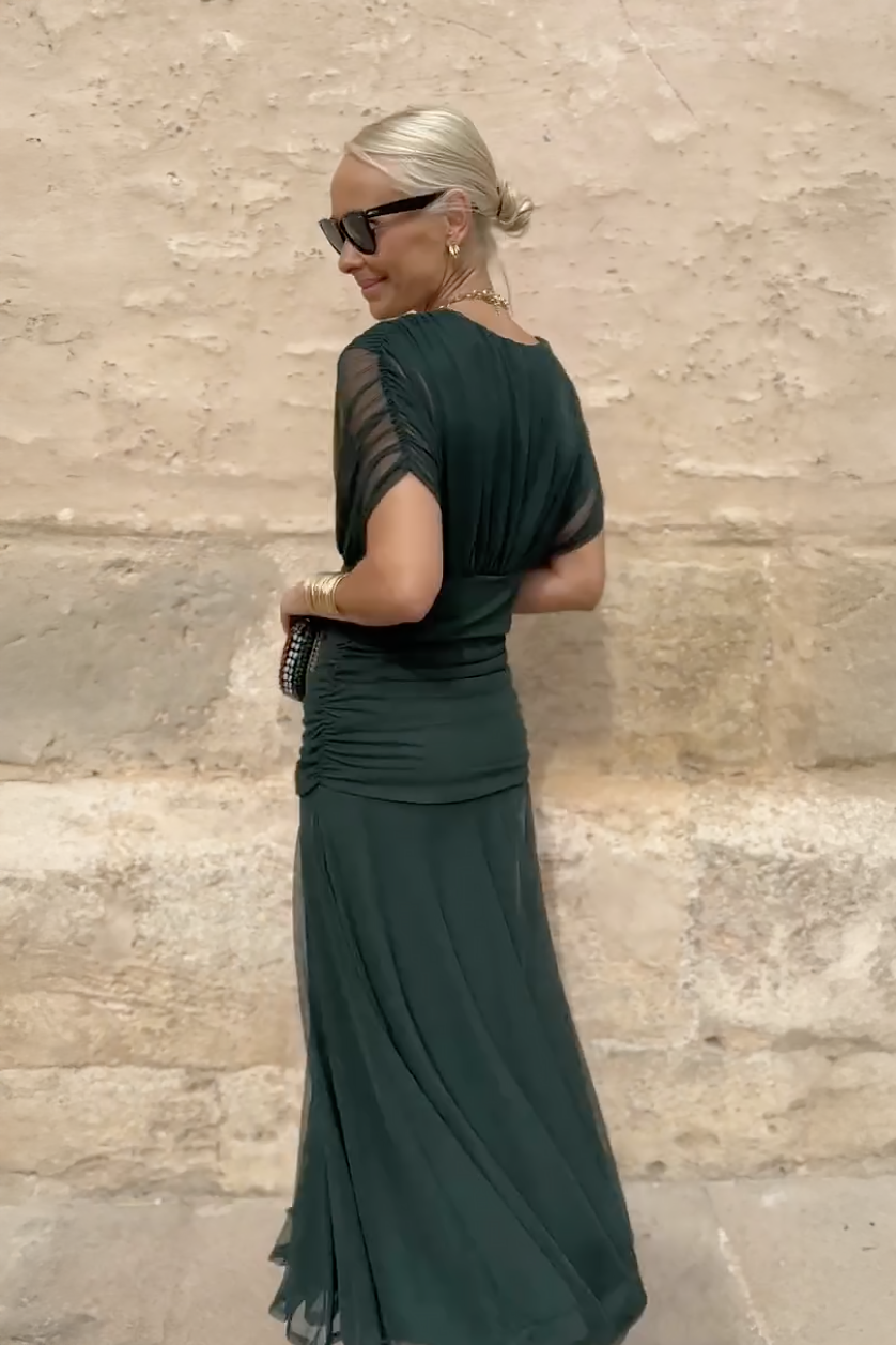 Aria | V-Neck Maxi Dress
