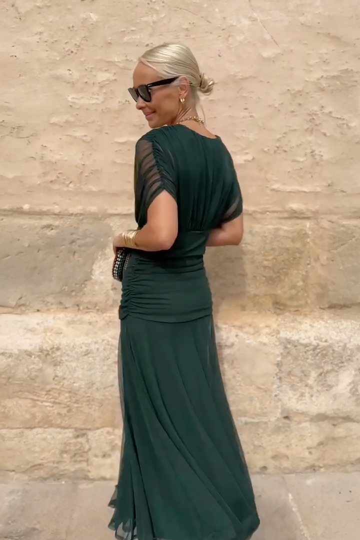 Aria | V-Neck Maxi Dress