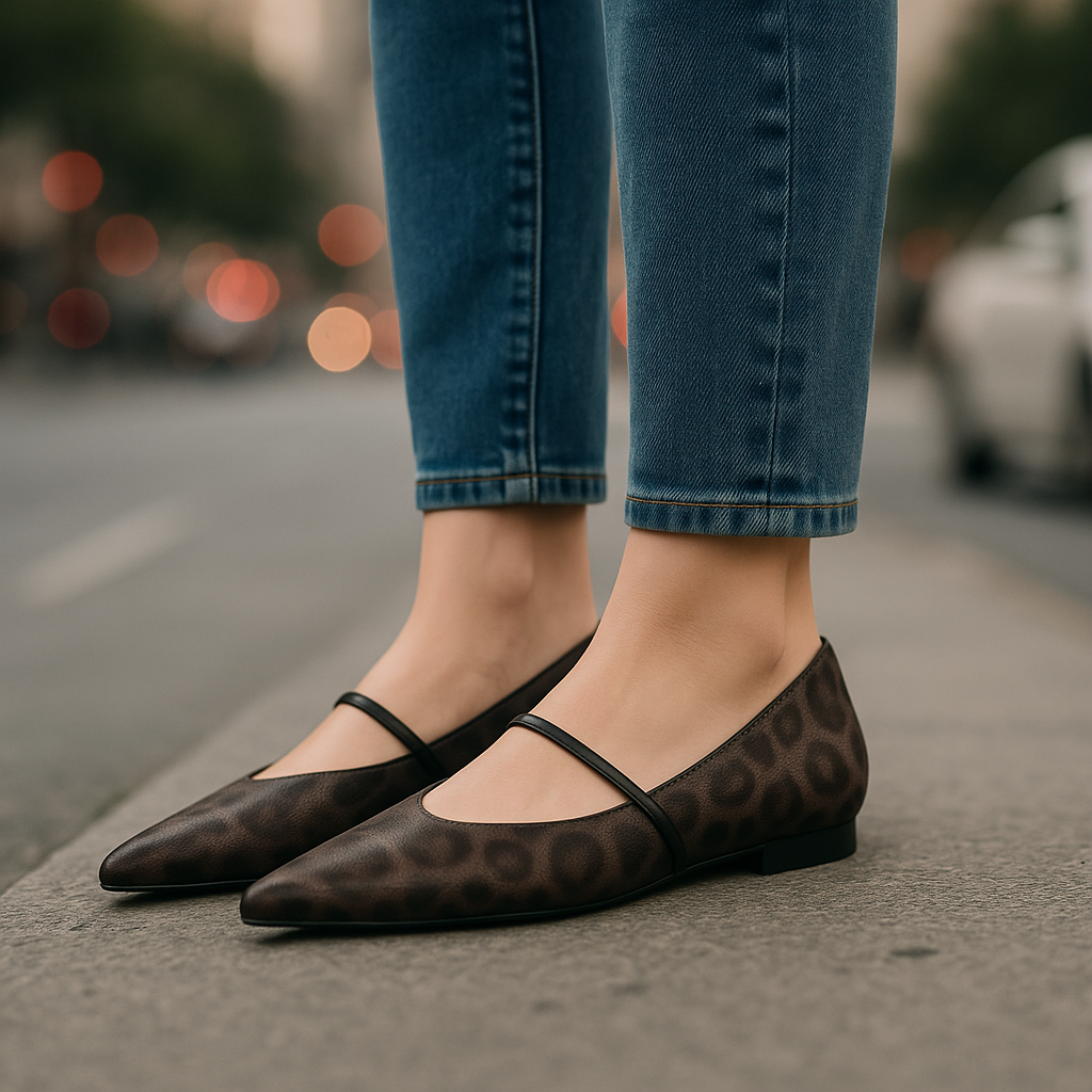Mireille | Leather Flats