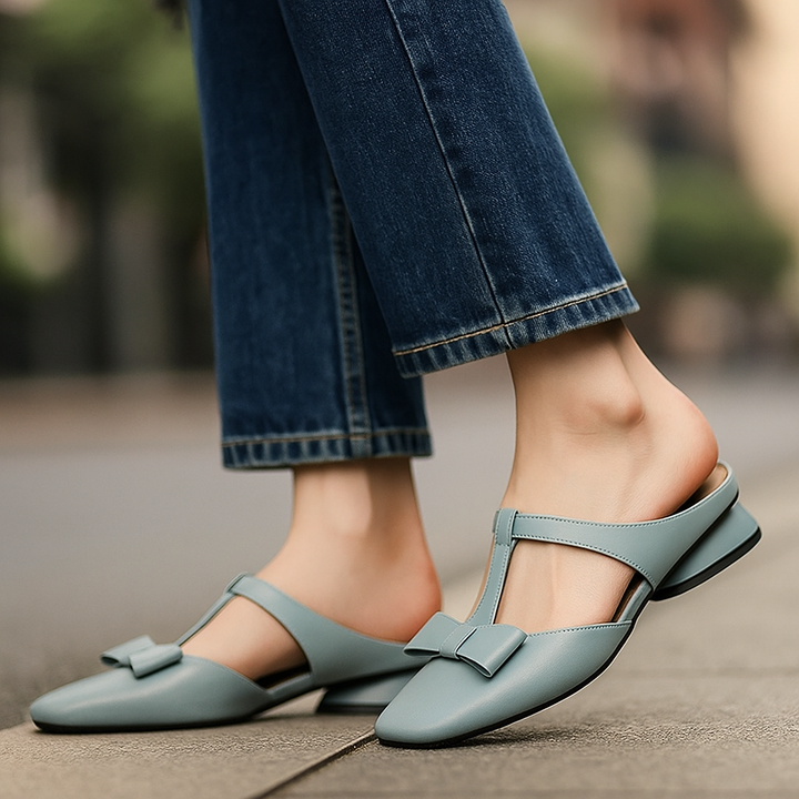 Carys | Leather Mules