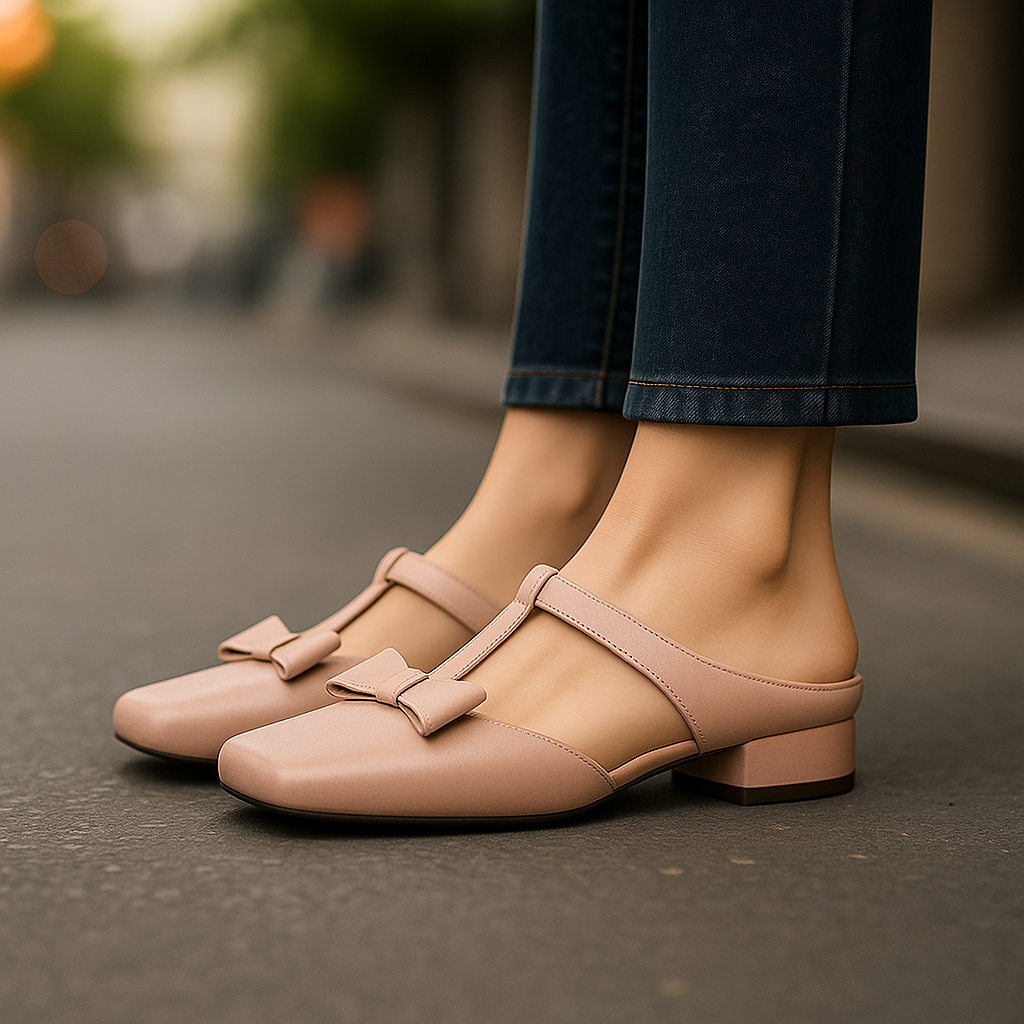 Carys | Leather Mules