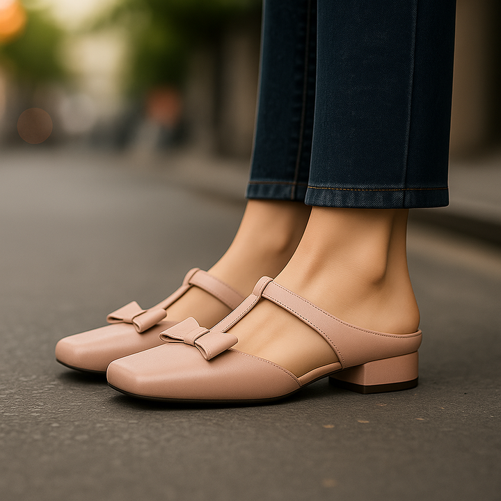 Carys | Leather Mules
