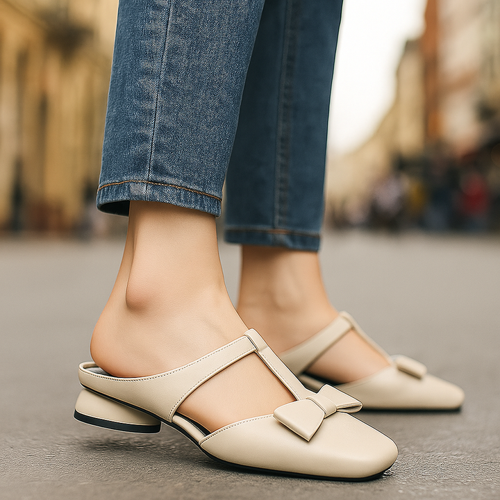 Carys | Leather Mules