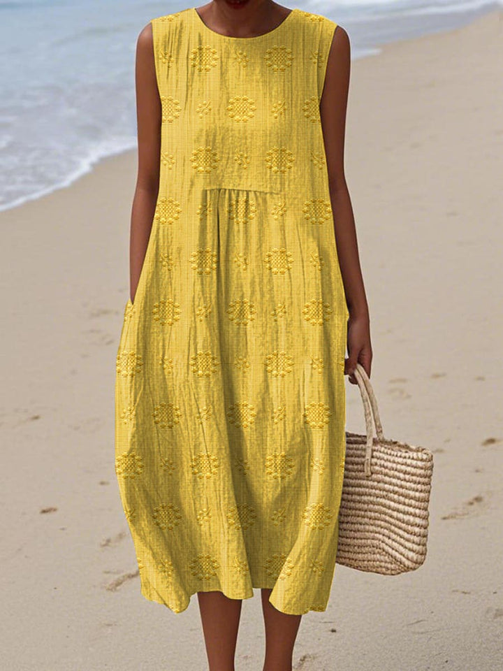 Elara | Sleeveless Cotton Dress