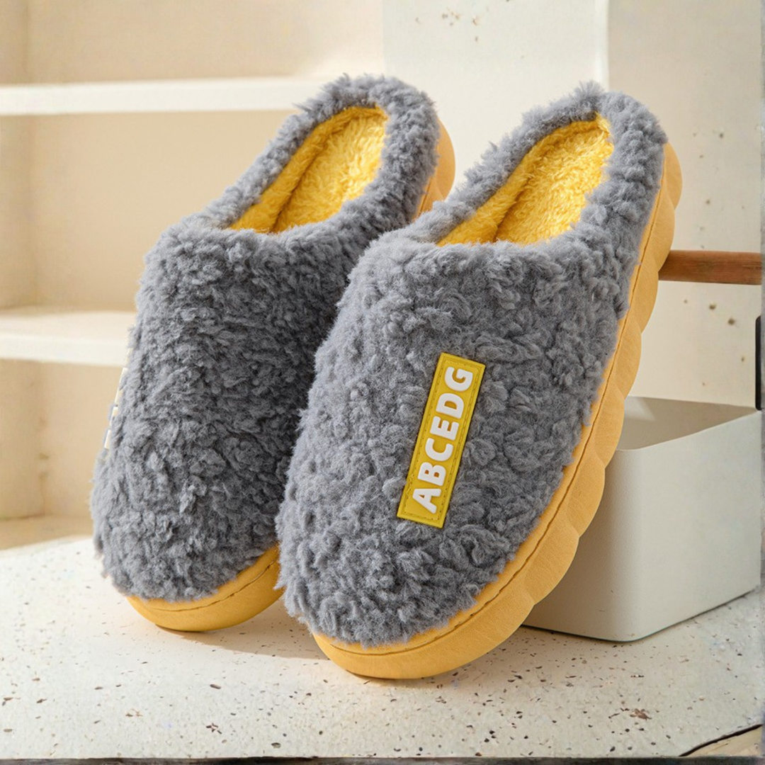 Monica Secrets | Comfy Fluffy Indoor Plush Non-Slip Slippers