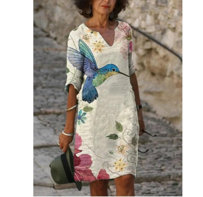 Lila | Designer Motif Dress