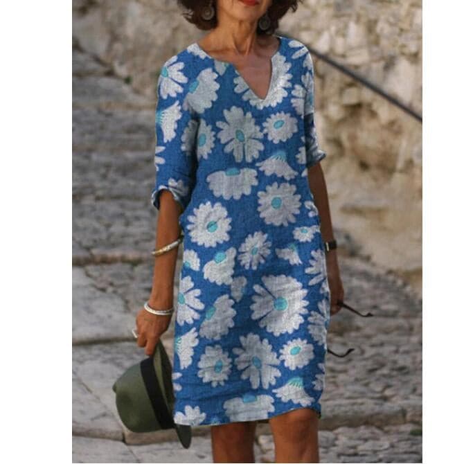Lila | Designer Motif Dress