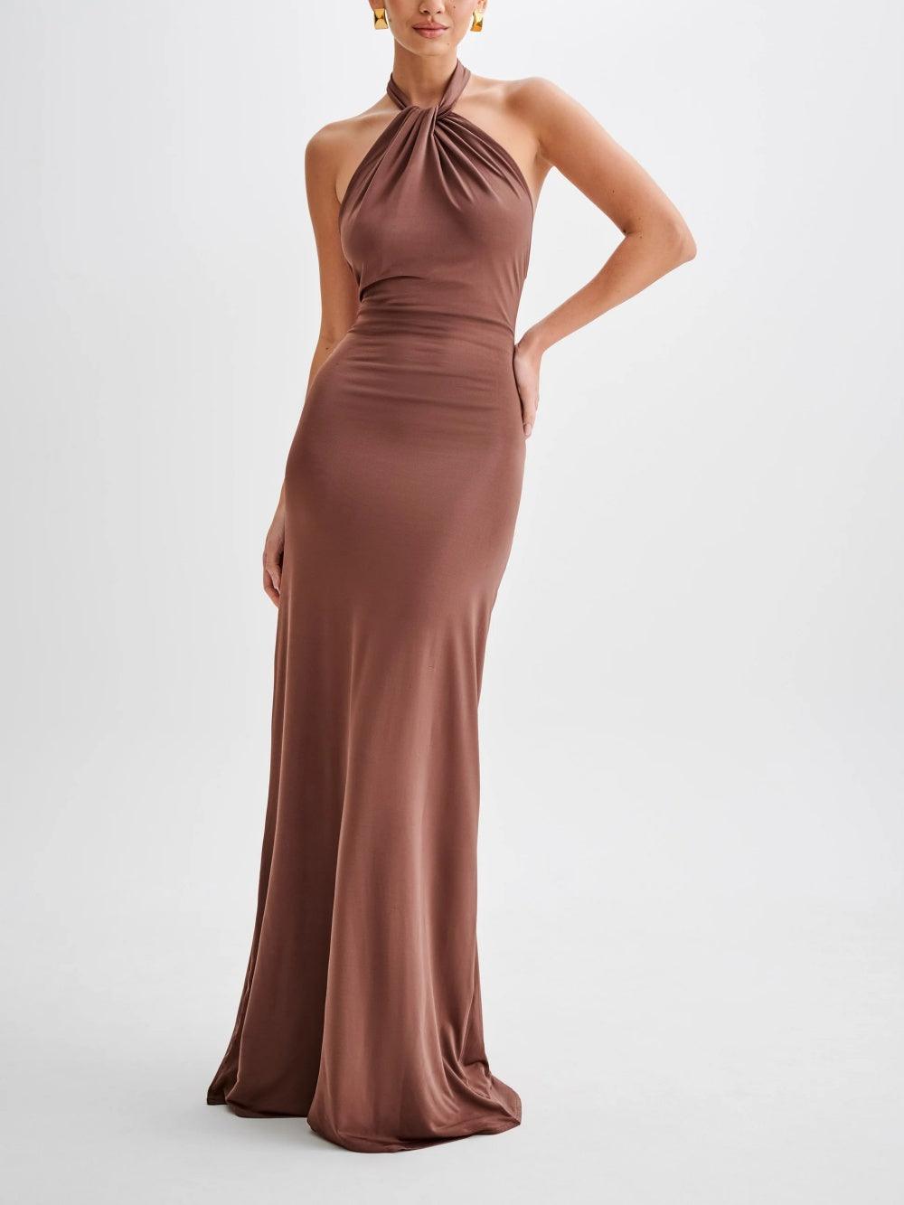 Elowen | Halter Maxi Dress