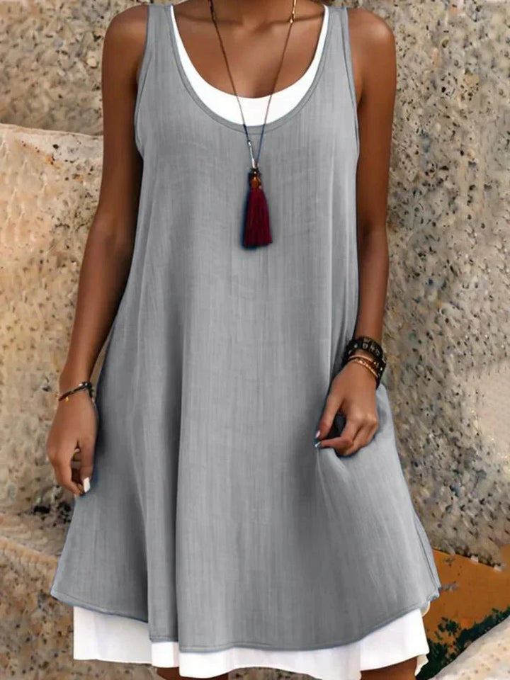 Elara | Sleeveless Midi Dress