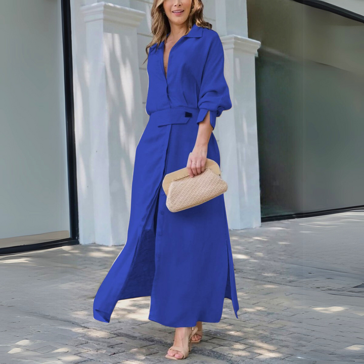 Mariselle | V-Neck Maxi Dress