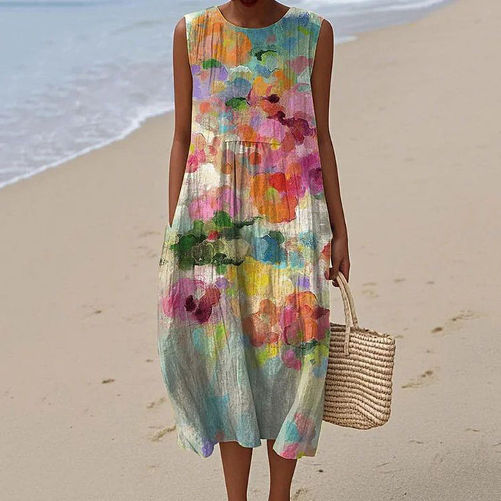 Lila | Vintage Midi Dress
