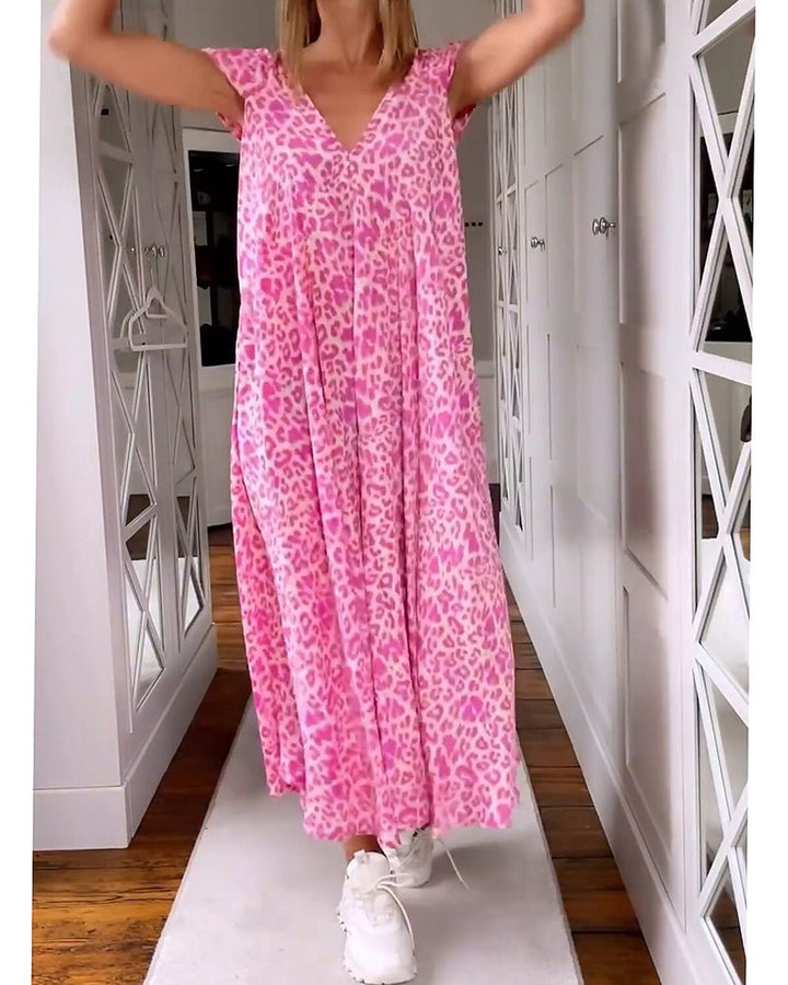 Liora | V-Neck Maxi Dress