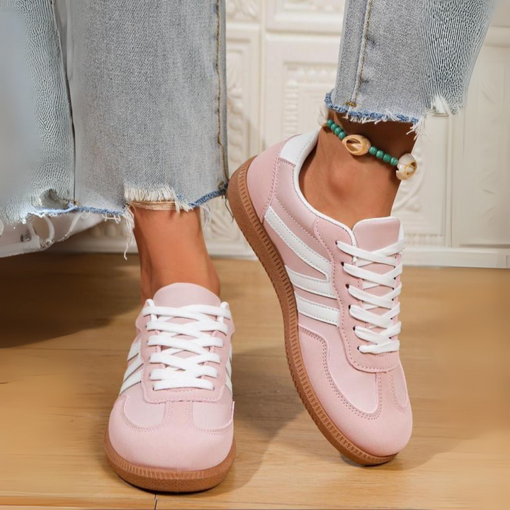 Monica Secrets | Comfy Lace-Up Non-Slip Sneakers