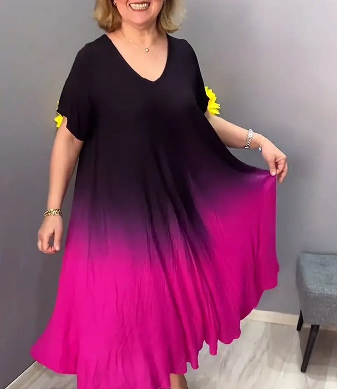 Lila | V-Neck Dress