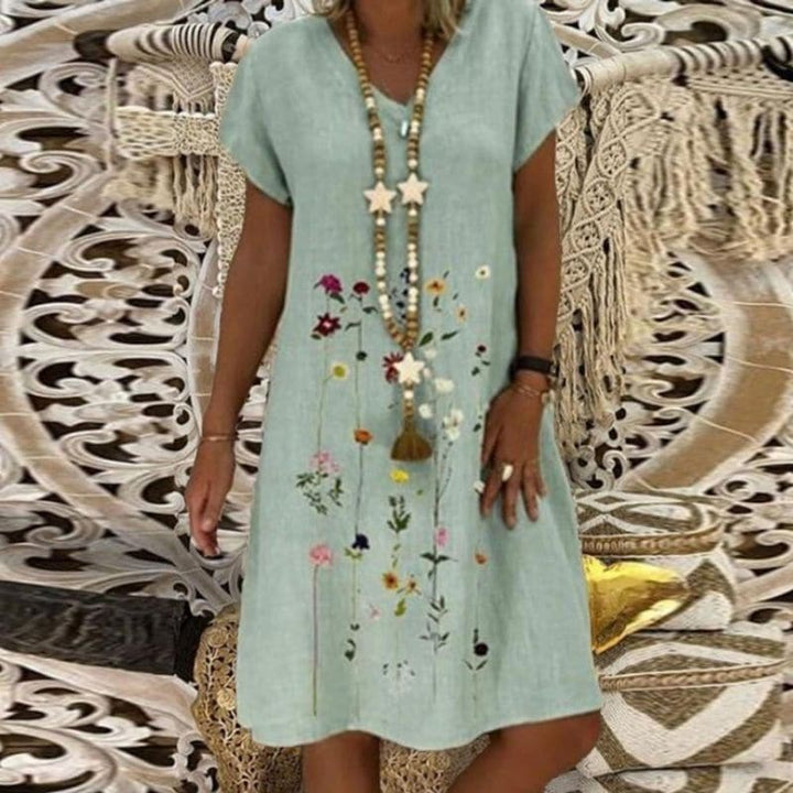 Elowen | Linen Short Dress