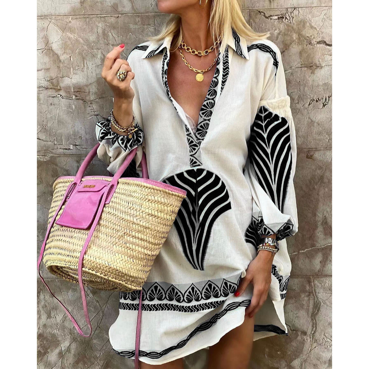 Amara | V-Neck Mini Dress