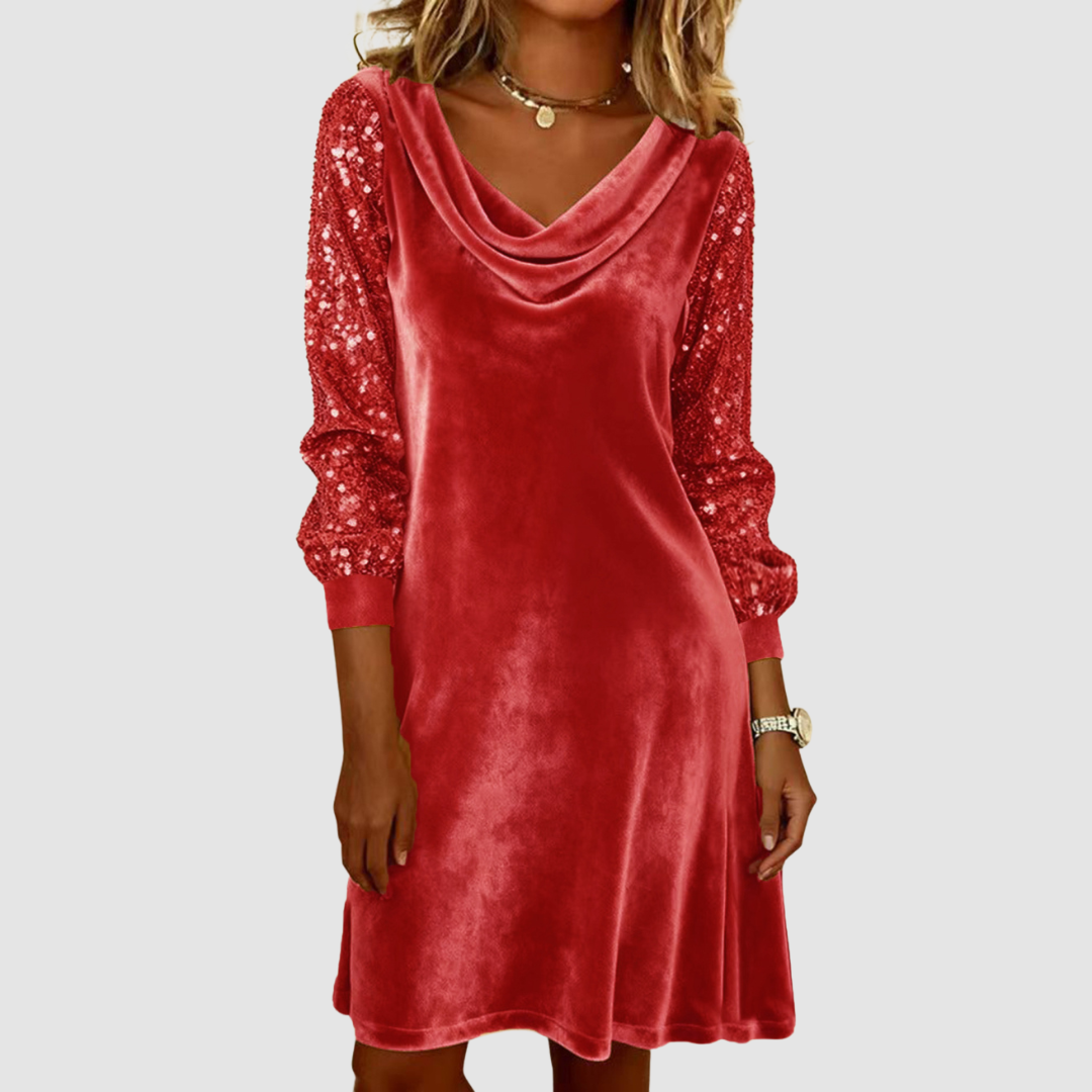 Monica Secrets | Elegant Midi Dress