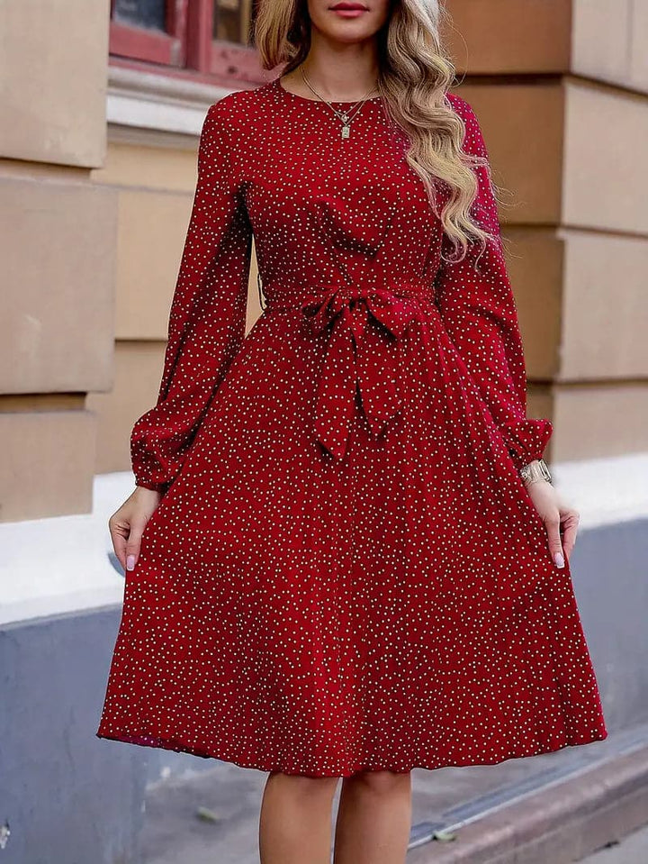 Elara | Polka Dot Dress