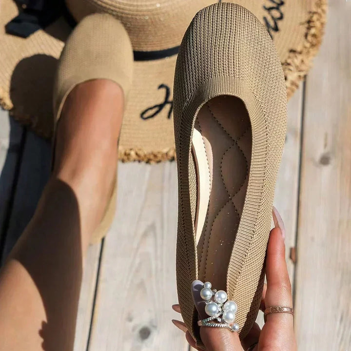 Seraphina | Knit Ballerina Flats