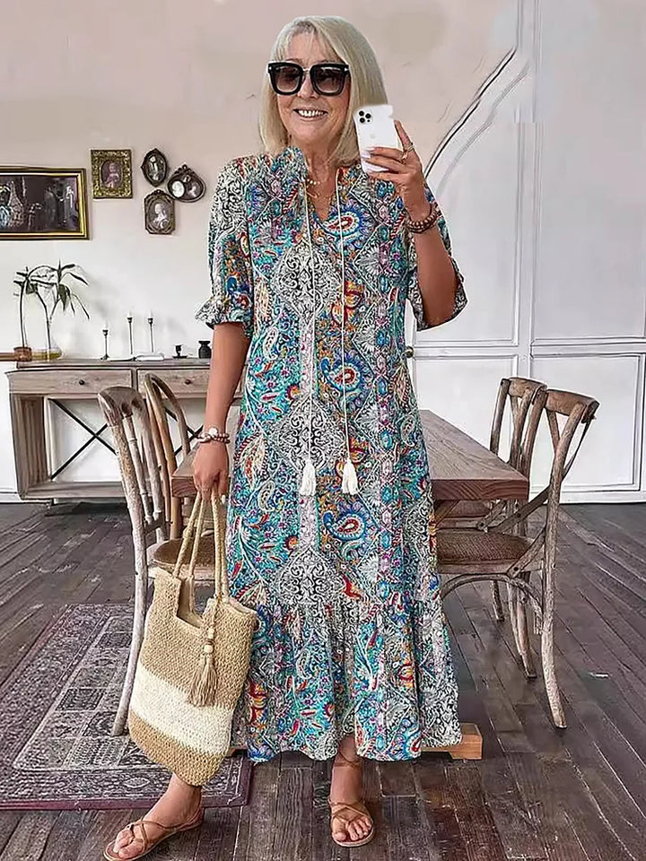 Isolde | Boho Maxi Dress