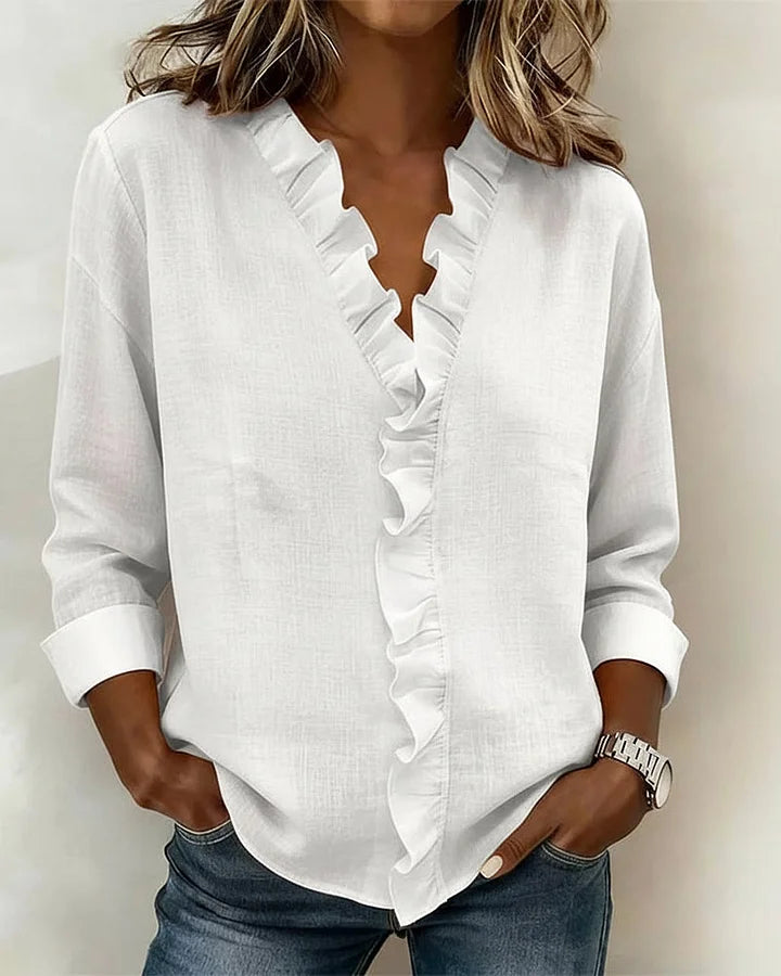 Elena | V-Neck Blouse