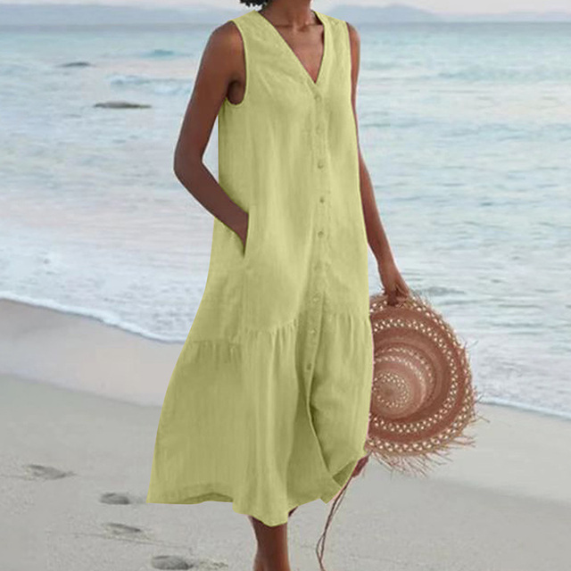 Elara | V-Neck Summer Dress