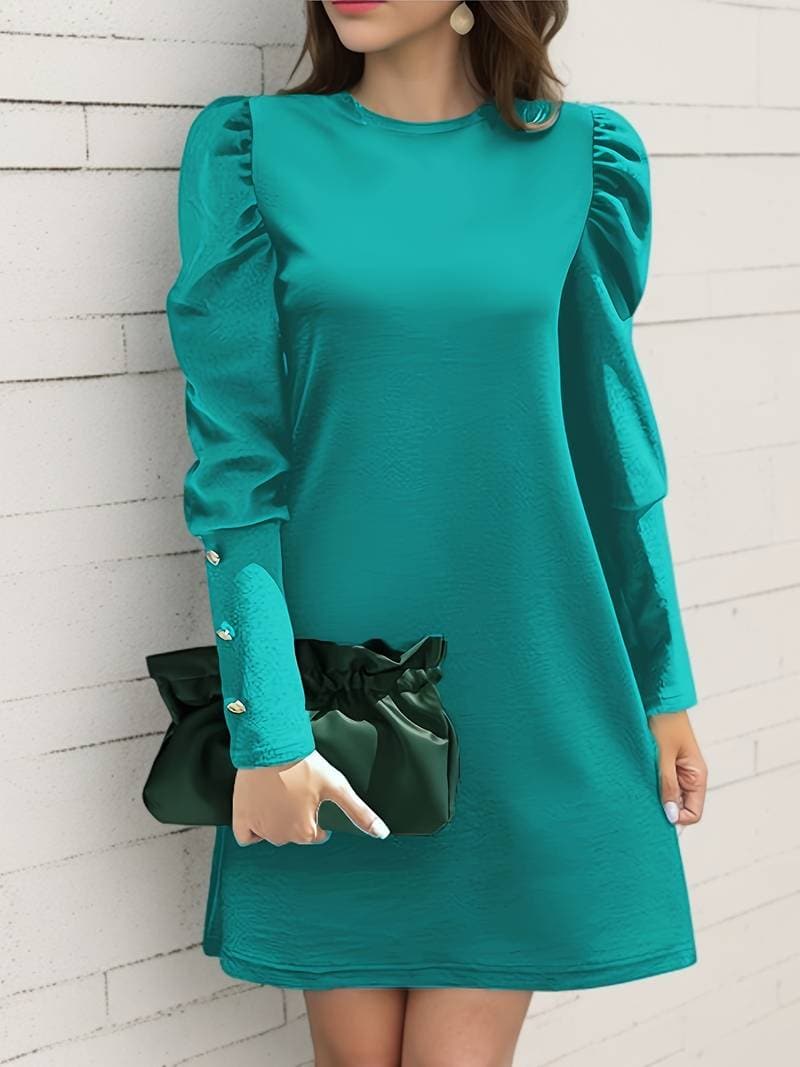 Isolde | A-Line Long Sleeve Dress