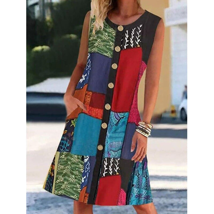 Elowen | Sleeveless Bohemian Dress