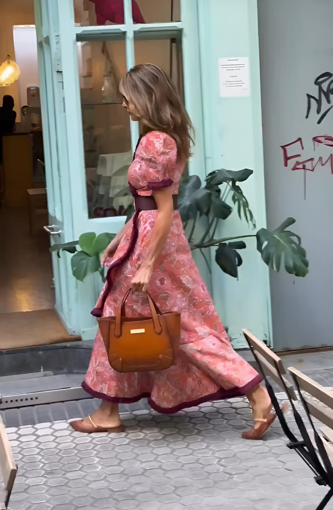 Monica Secrets | Romantic Pink Maxi Outfit