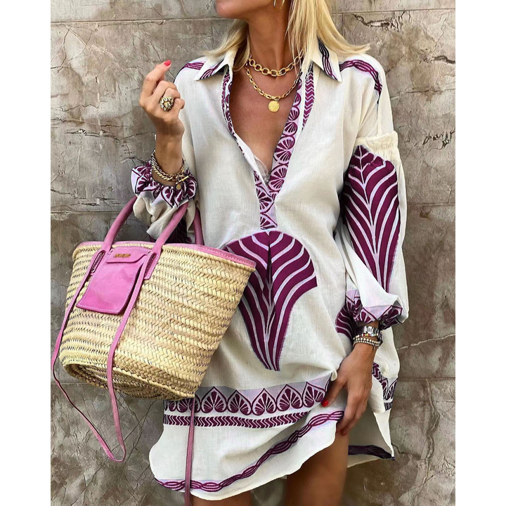 Amara | V-Neck Mini Dress
