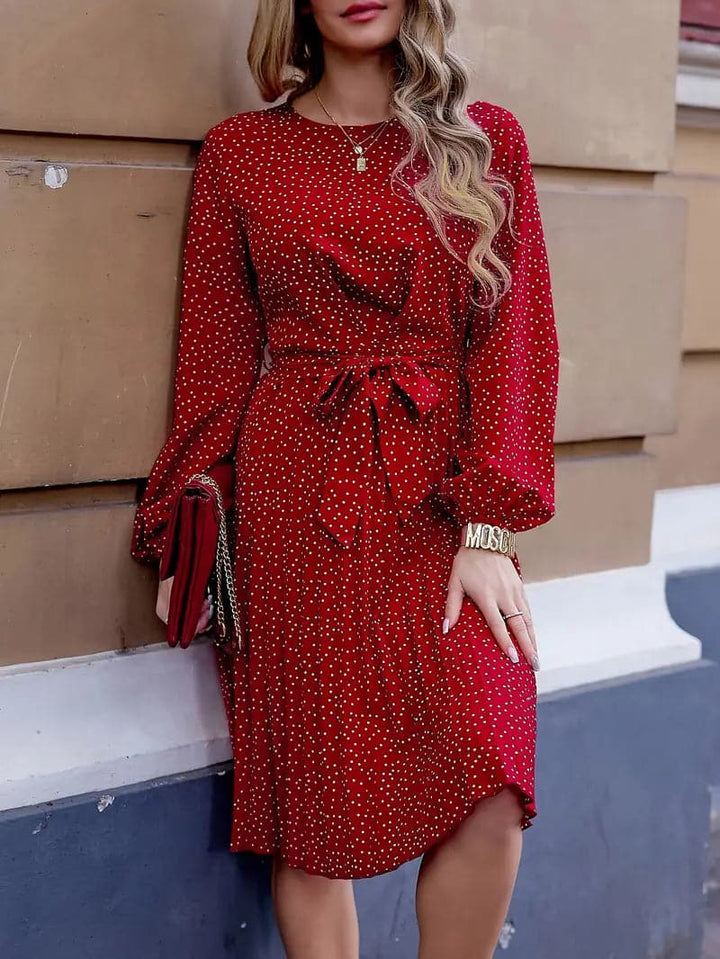Elara | Polka Dot Dress