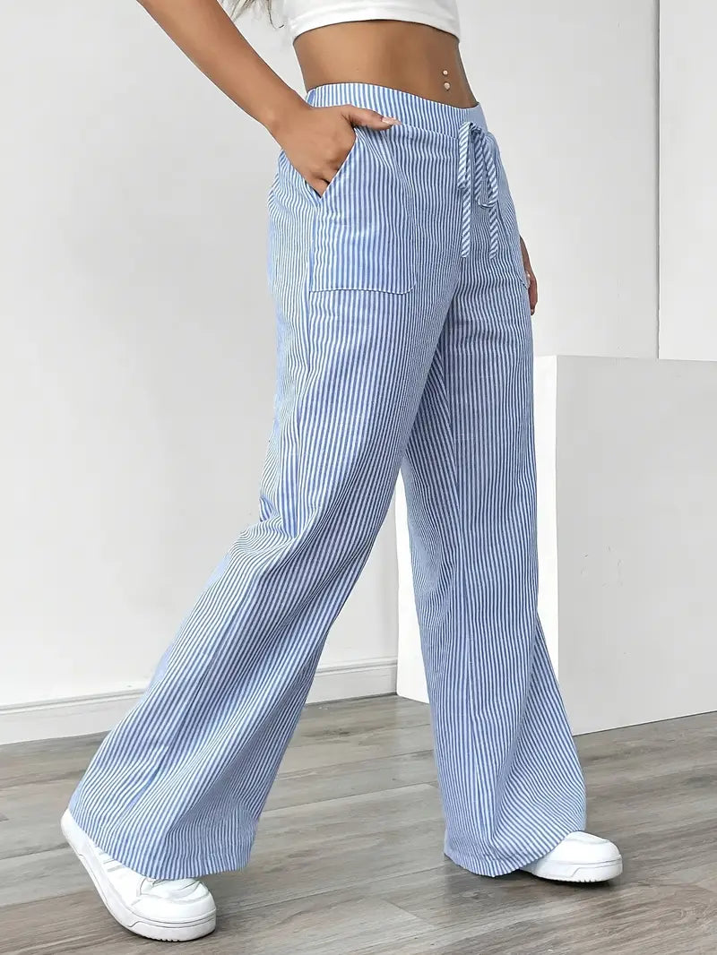 Clara | Relaxed Stripe Pants