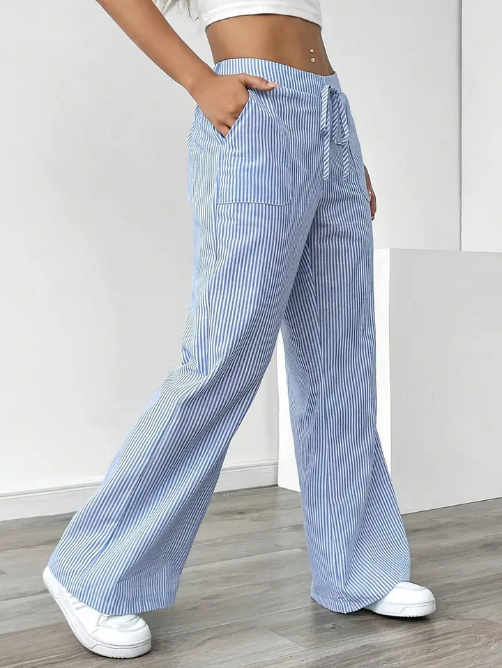 Clara | Relaxed Stripe Pants