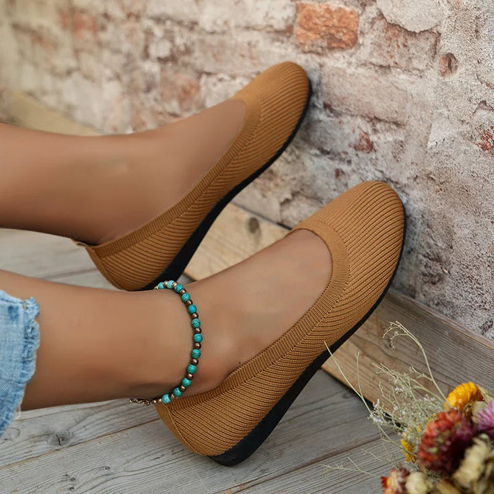 Seraphina | Knit Ballerina Flats