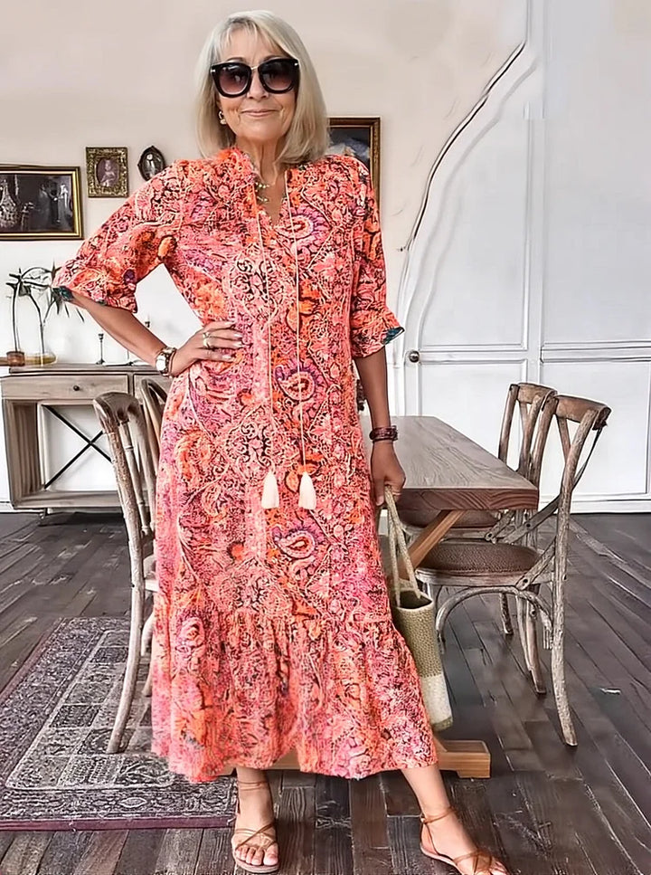 Isolde | Boho Maxi Dress