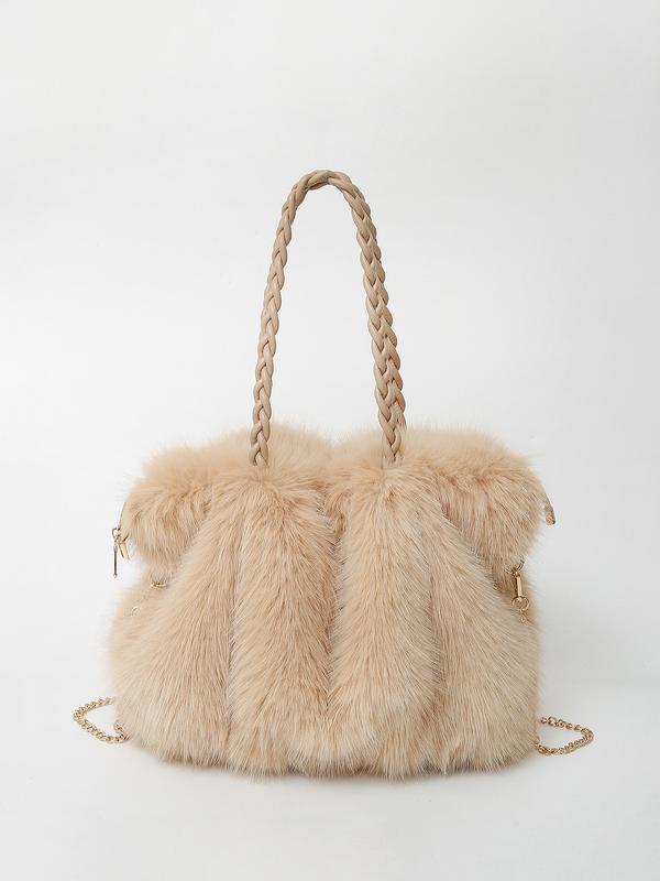 Elena | Plush Velvet Tote