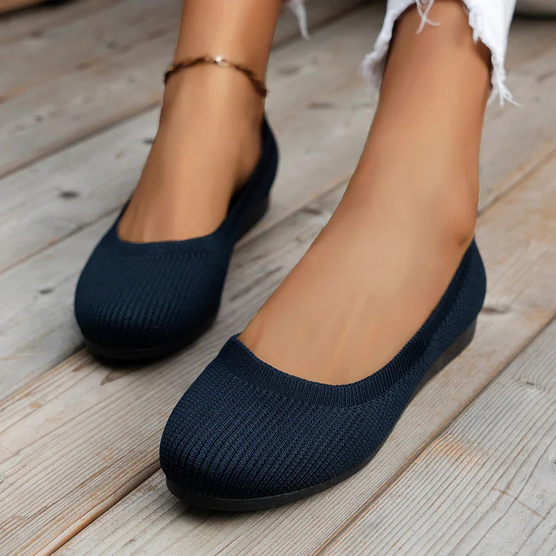 Seraphina | Knit Ballerina Flats
