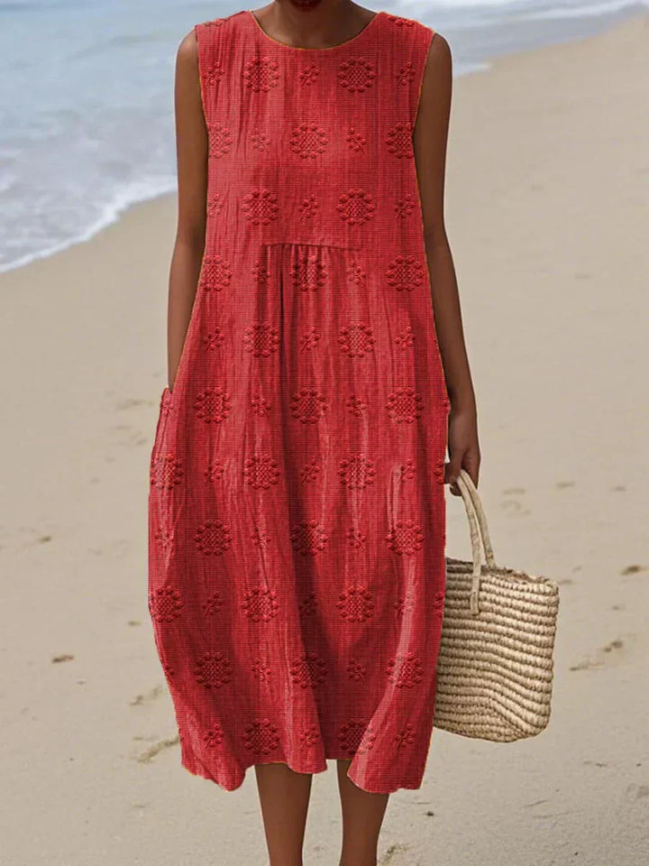 Elara | Sleeveless Cotton Dress