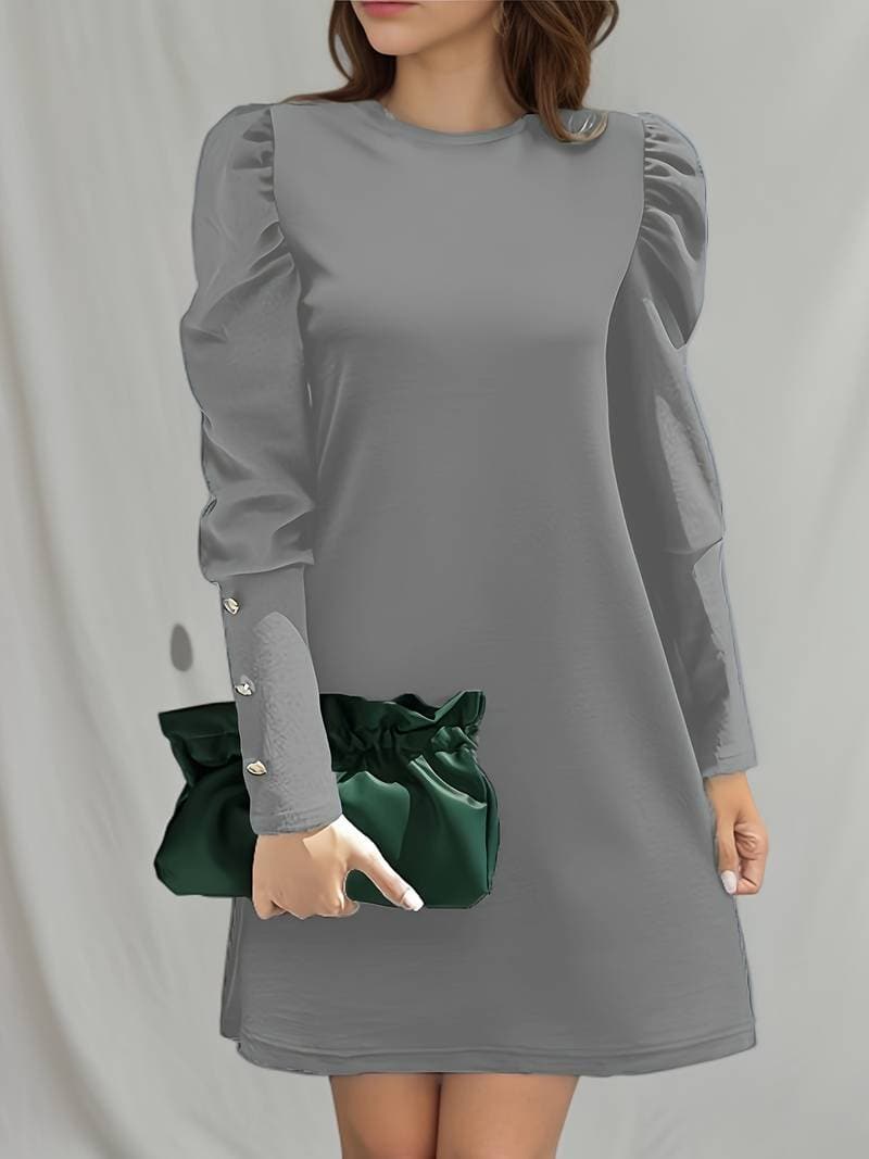 Isolde | A-Line Long Sleeve Dress