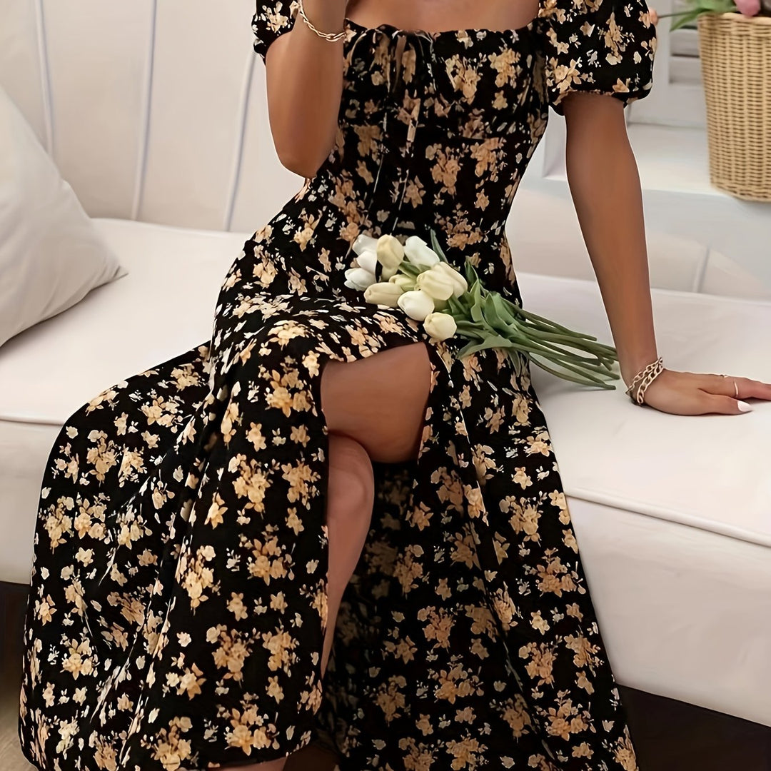 Elara | Puff Sleeve Dress
