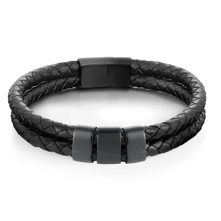 Minimal Personalized Name(s) Leather Bracelet