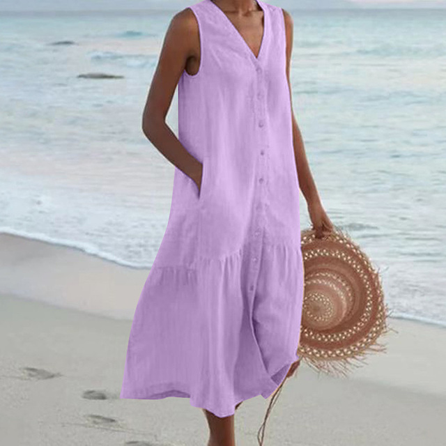 Elara | V-Neck Summer Dress