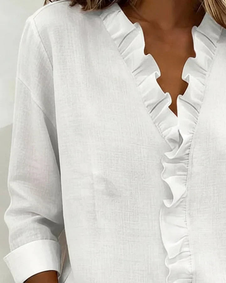 Elena | V-Neck Blouse