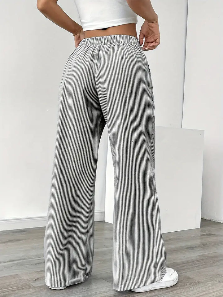 Clara | Relaxed Stripe Pants