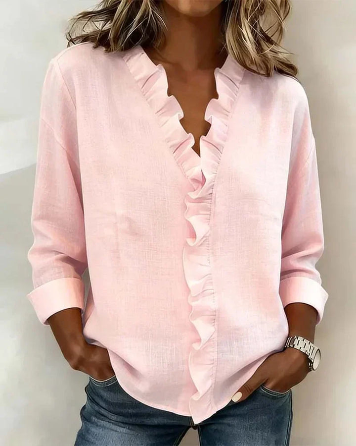 Elena | V-Neck Blouse