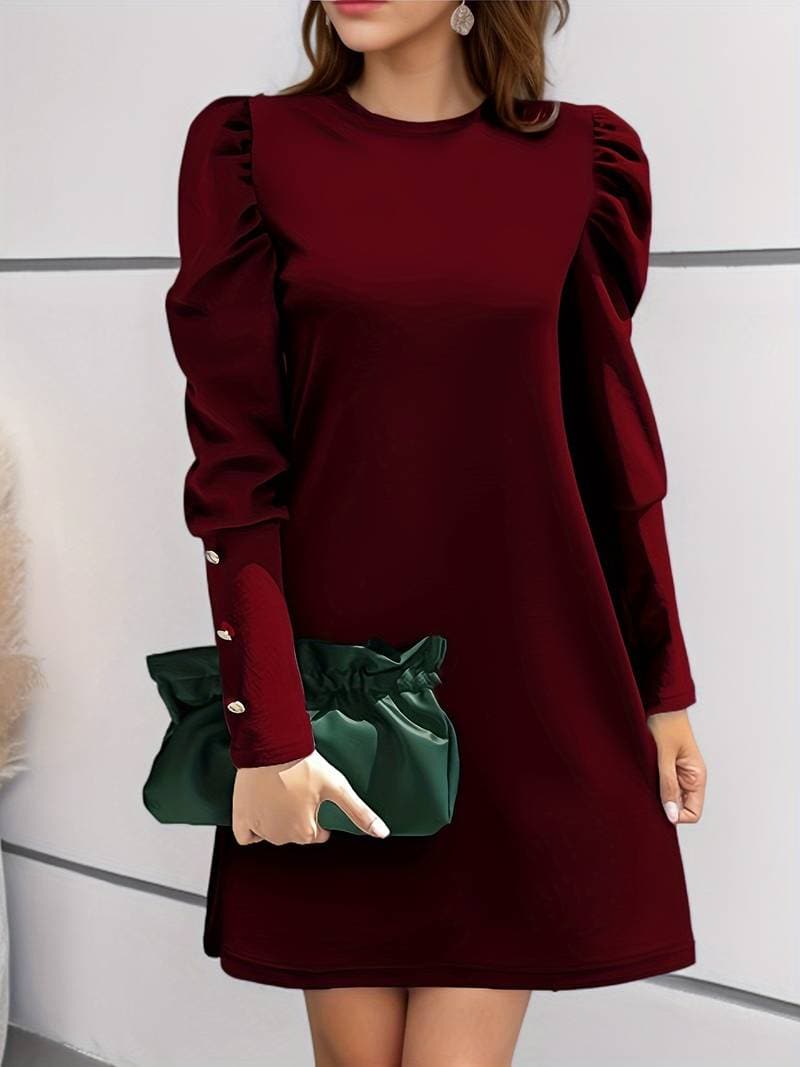 Isolde | A-Line Long Sleeve Dress