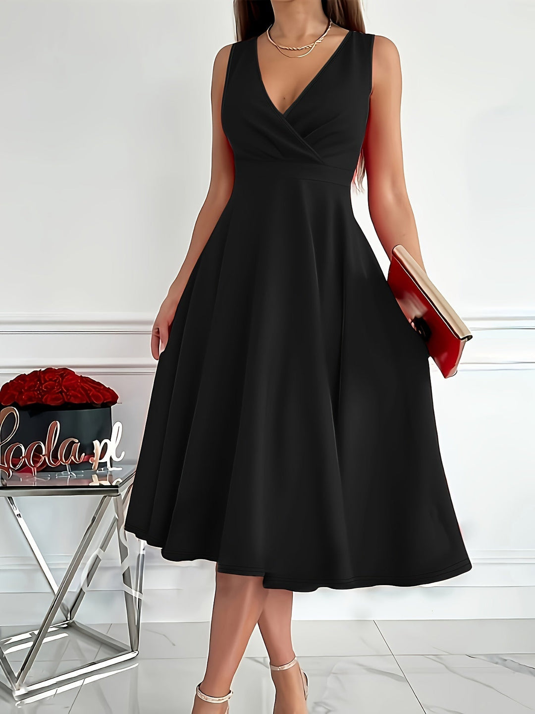 Marina | Sleeveless A-line Dress