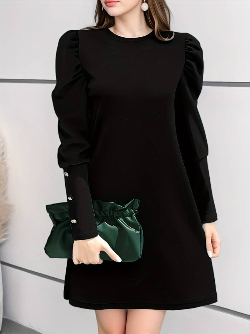 Isolde | A-Line Long Sleeve Dress