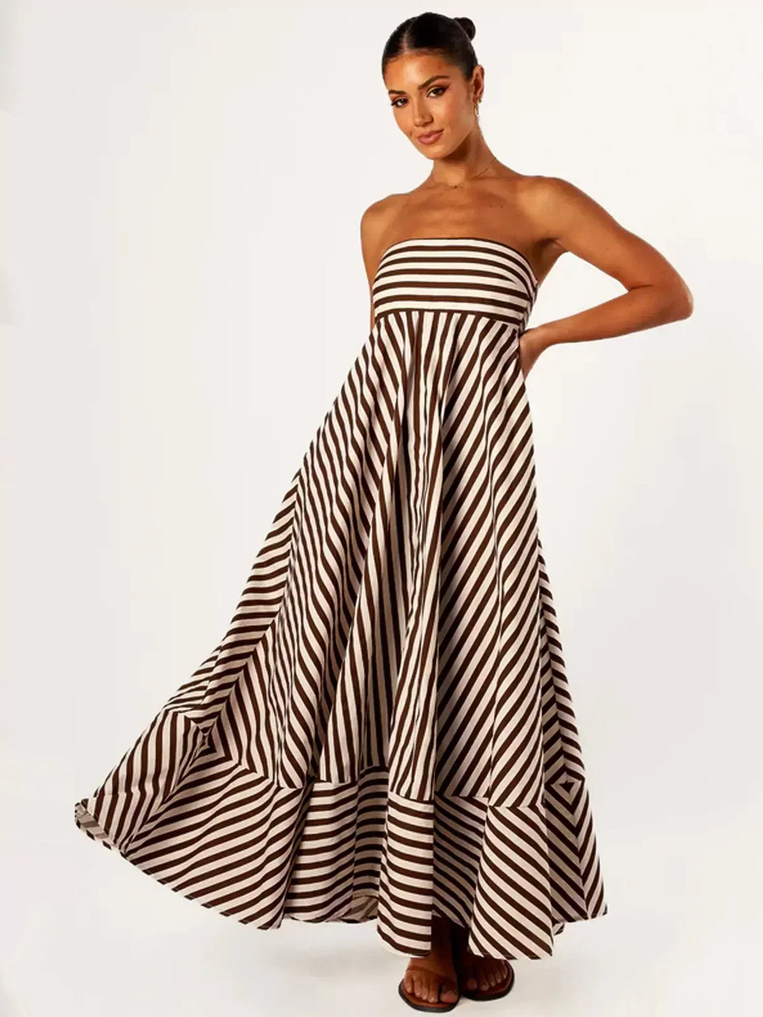 Monica Secrets | Comfortable Stylish Ruched Maxi Dress