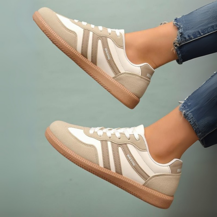 Monica Secrets | Comfy Lace-Up Non-Slip Sneakers